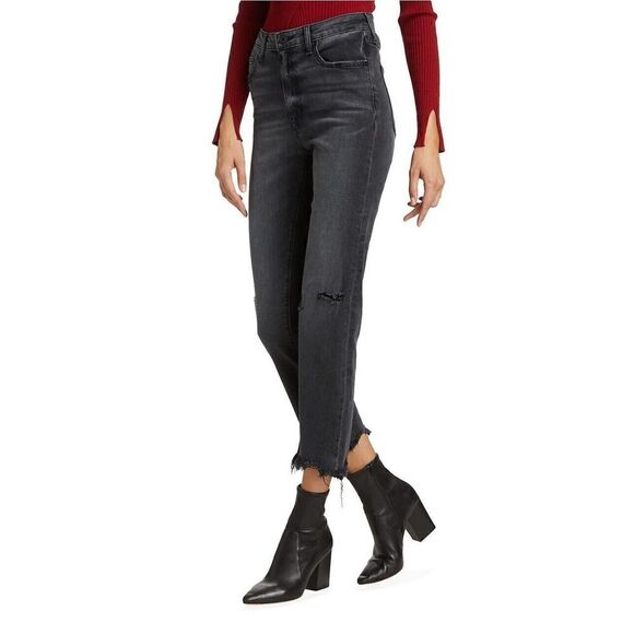 NWT $245 Jonathan Simkhai Standard River High Rise Straight-Leg Jeans Size 26 - Picture 2 of 7